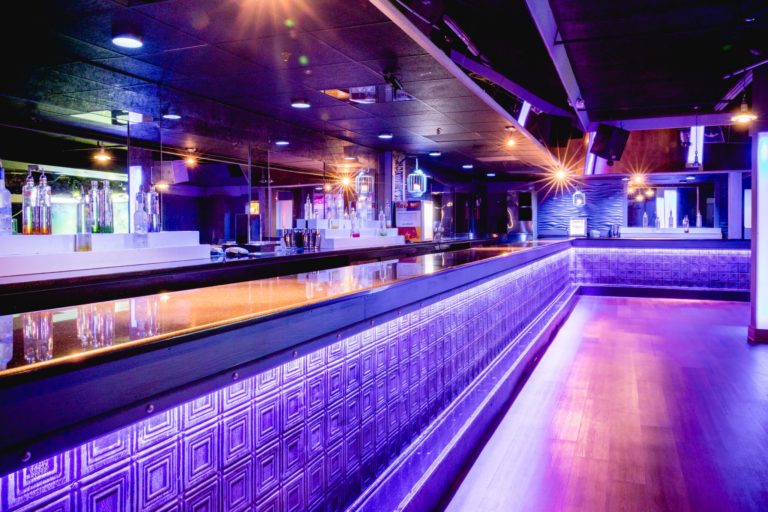 Nightclub crowd on the dance floor at Oceanside Revere